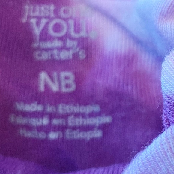 Carter’s Long Sleeve Onesie W/3 Pants, Size NB - Picture 7 of 10